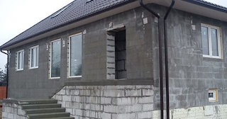 Фасад из газобетона для дома в Лениногорске - Строй-Лнр, качественная отделка от 2106 руб.